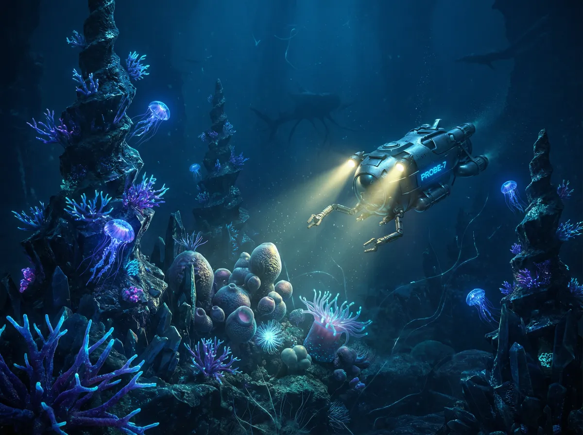 深海海沟探测器搜索 - 爸爸家里没人用点力
